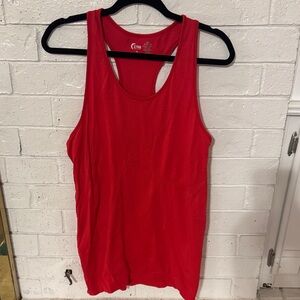 Women’s Red Racerback Performance Tank Top